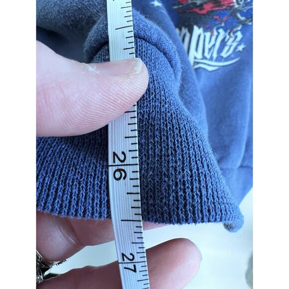 Vintage Orange County Choppers sweatshirt 2X American flag eagle Faded Biker - Picture 9 of 9